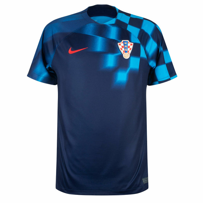 Camiseta Nike de visitante de la selección nacional de Croacia 22/23 para hombre - Azul marino