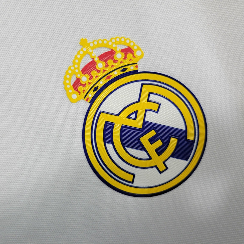 Camiseta de manga larga para aficionado del Real Madrid 16/17 para hombre - Blanca