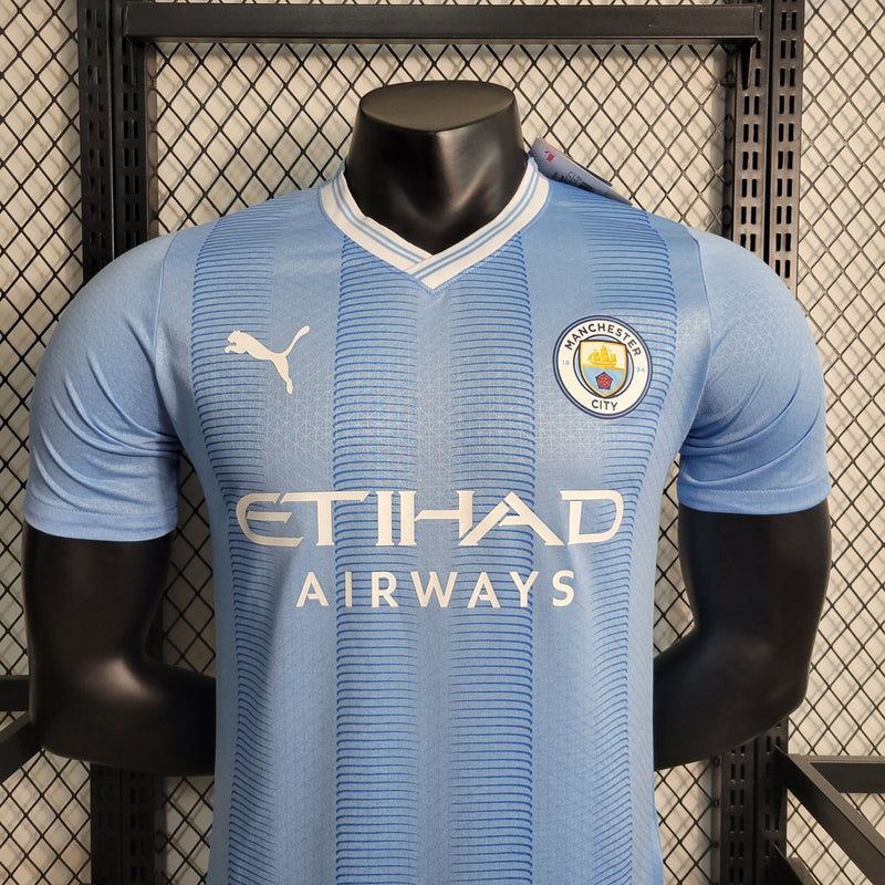 Camiseta de jugador Puma del Manchester City (local 23/24), hombre, azul