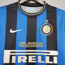 Camiseta retro local del Inter de Milán 2010 Nike Fan para hombre - Azul y negro