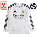Camiseta de manga larga de jugador del Real Madrid 24/25 para hombre - Blanca