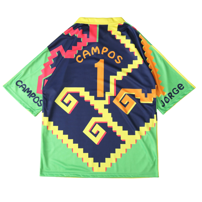 Camiseta retro de portero de México 1998 para hombre - Colorida