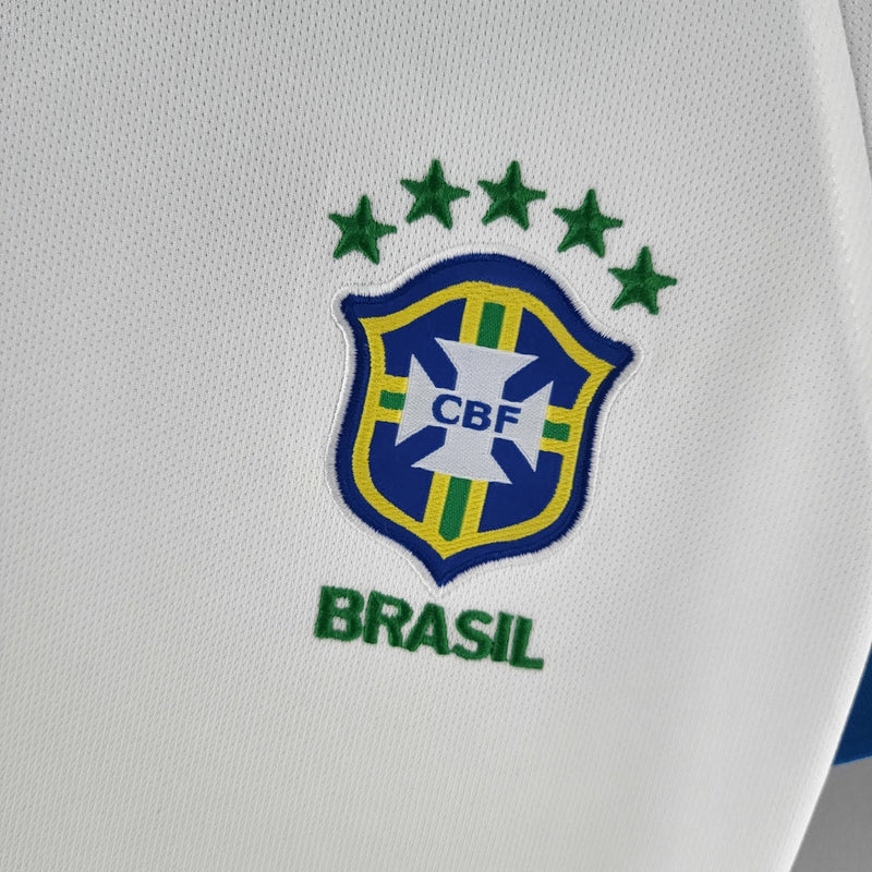 Camiseta Nike de fan de la selección brasileña de la Copa América 19/20 para mujer - Blanca