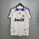 Camiseta retro Adidas para aficionado del Real Madrid 07/08 para hombre - Blanca
