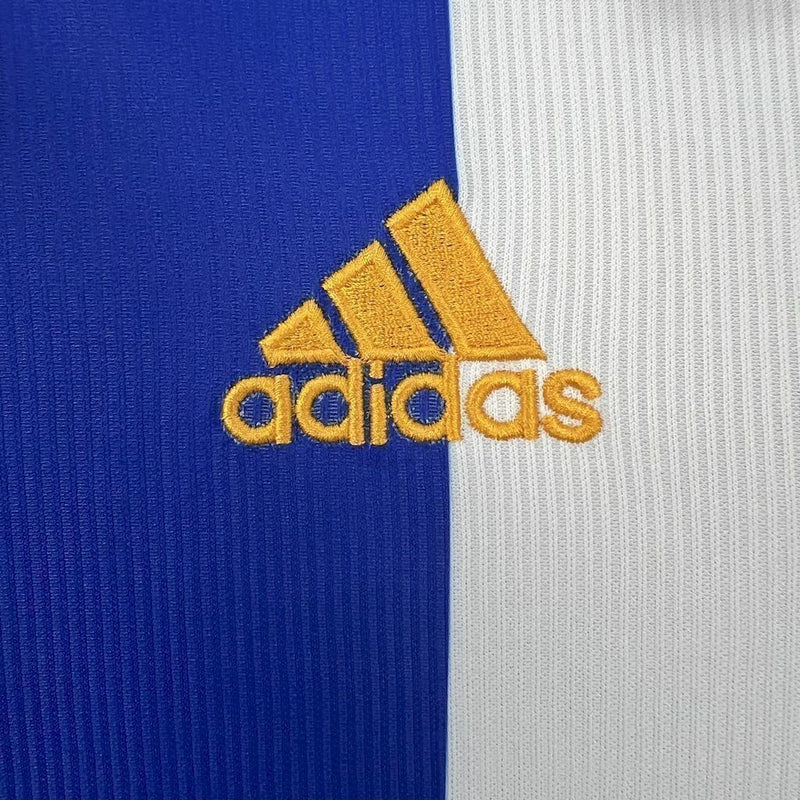 Camiseta retro de aficionado de La Corunã 99-00 para hombre - Azul