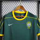 Camiseta retro de portero de la selección brasileña Nike de 1998 para hombre - Verde