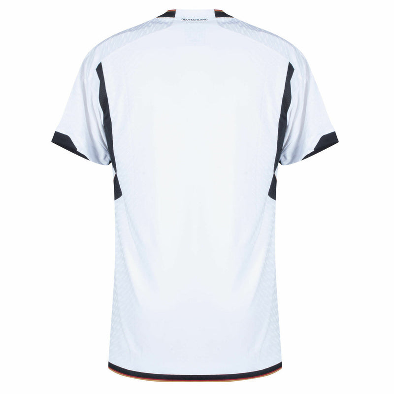 Camiseta Adidas de aficionado para hombre de la selección alemana local 22/23 (blanco y negro)