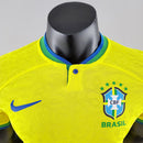 Camiseta Nike de local de la selección brasileña 2022 para hombre - Amarilla