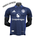 LISTO PARA ENTREGA Camiseta de jugador de reserva 24/25 del Manchester United para hombre - Azul