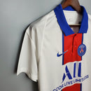 Camiseta Nike retro de visitante del Paris Saint Germain 20/21 para hombre - Blanca