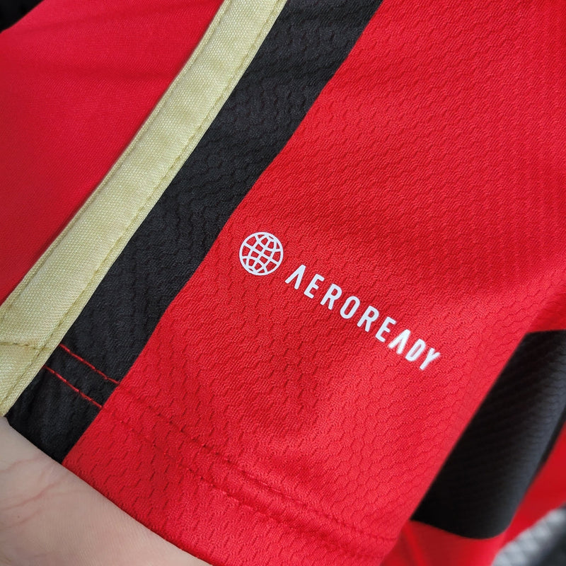 Camiseta Adidas Atlanta Home 23/24 para hombre - Rojo y negro