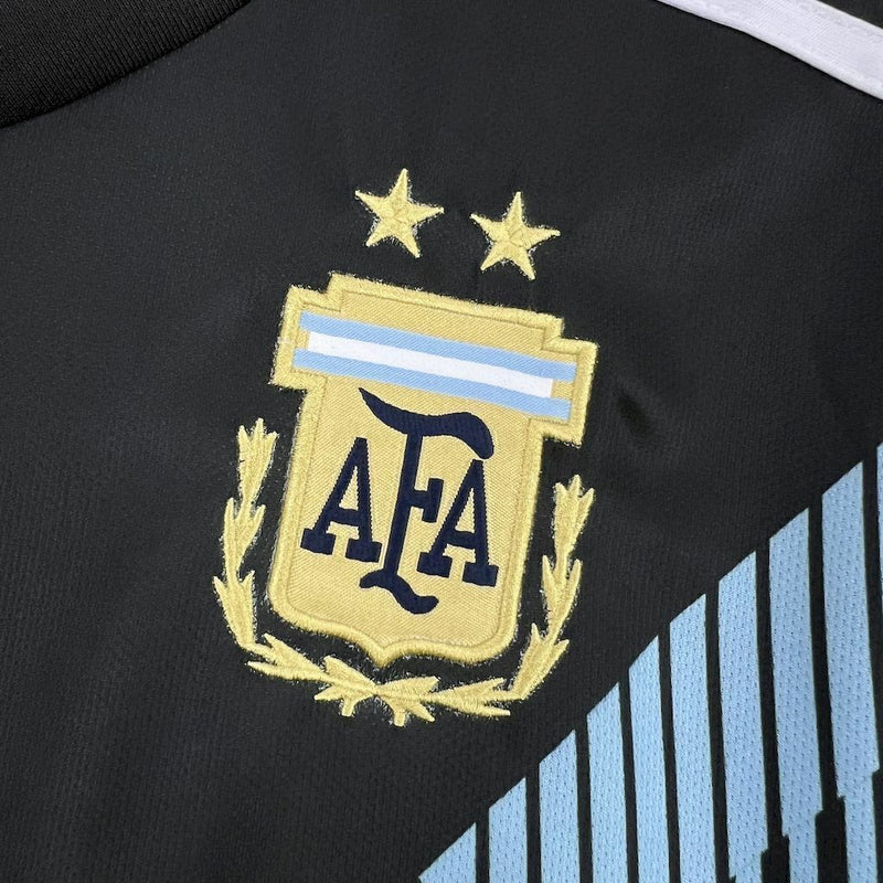 Camiseta retro de la selección argentina de visitante (2018) - Azul