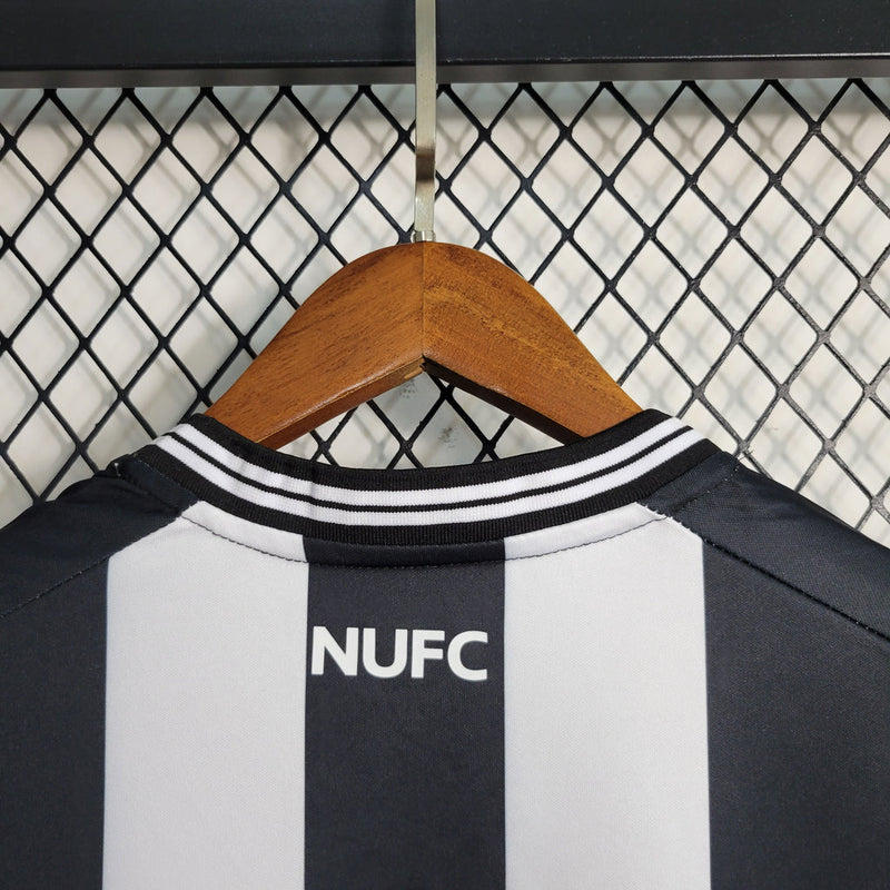 Camiseta de aficionado Castore del Newcastle United (local 23/24), hombre, blanco y negro