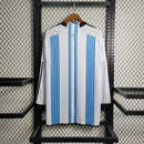 Camiseta local de la selección argentina I - Camiseta de aficionado Adidas de manga larga 23/24 para hombre - Azul y blanco
