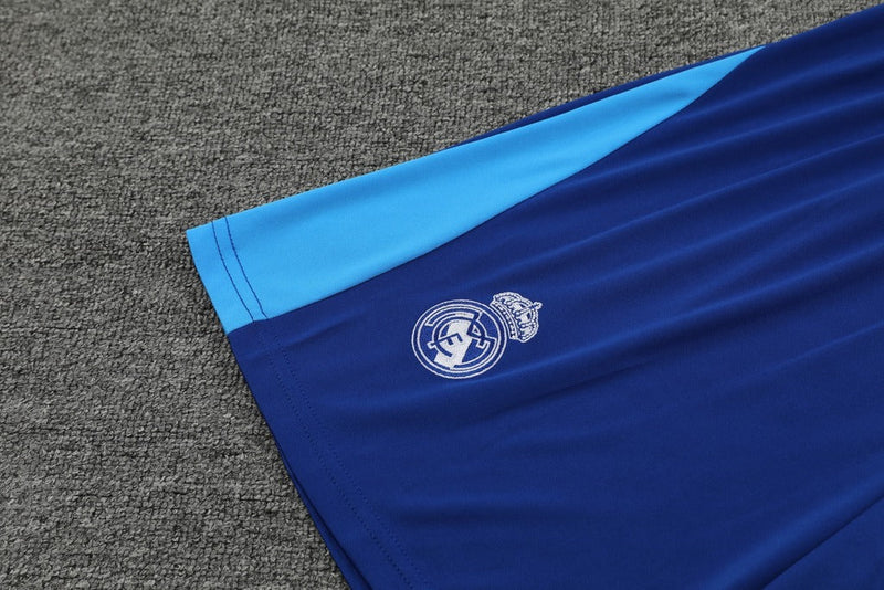 Conjunto de portero de manga larga del Real Madrid 23/24 para hombre - Azul