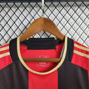 Camiseta Adidas Atlanta Home 23/24 para hombre - Rojo y negro