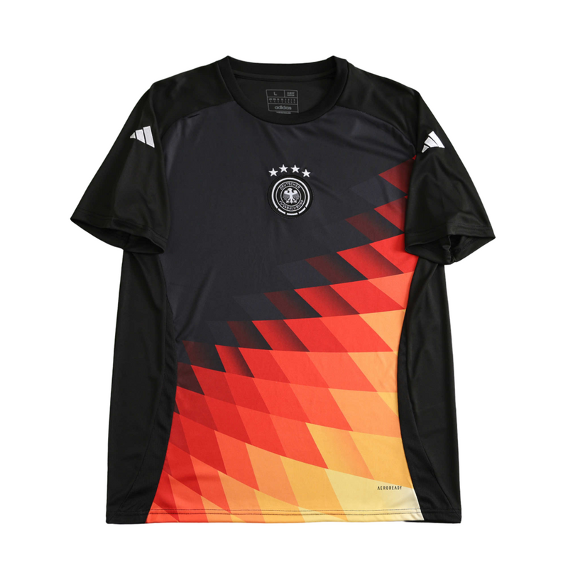 Camiseta de la selección alemana 2024/25 para aficionados (prepartido) - Negra