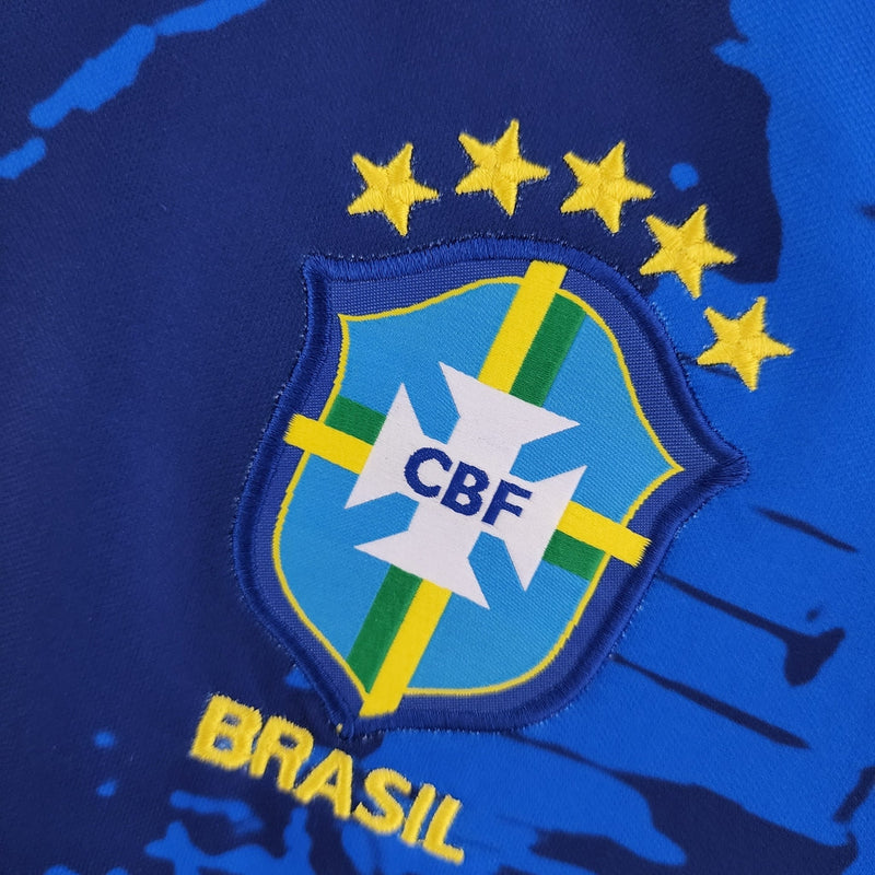 Camiseta Nike de la selección brasileña para mujer, edición especial para aficionados, azul