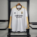 Camiseta Adidas Fan del Real Madrid - Manga Larga I 23/24 - Hombre - Blanco