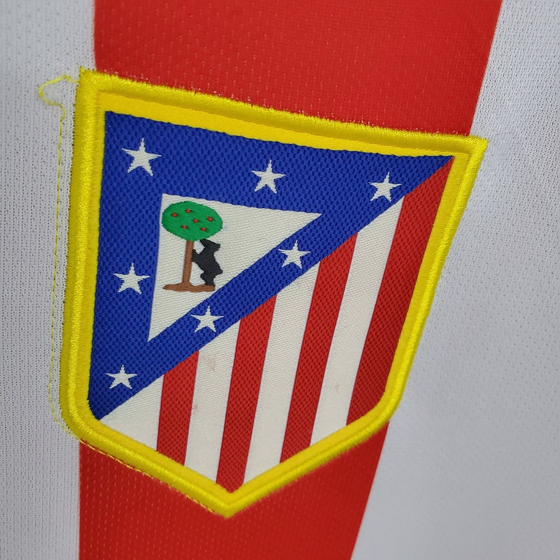 Camiseta retro Nike para hombre del Atlético de Madrid II 13/14 - Rojo y blanco