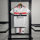 Camiseta + Pantalón Corto São Paulo Niño 23/24 I - Blanco