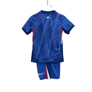 Camiseta y pantalón corto local del Chelsea para niños 25/26 - Azul