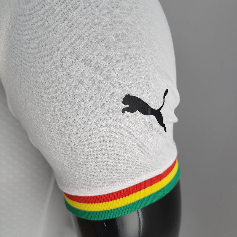 Camiseta de jugador de la selección nacional de Ghana 22/23 de Puma para hombre - Blanco