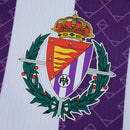Camiseta de aficionado del Valladolid 25/26 para hombre (morado y blanco)