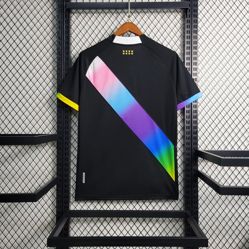 Camiseta de fanático LGBT 23/24 de Vasco da Gama Kappa - Negra y colorida