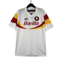Camiseta retro de visitante de la Roma II 90/91 para hombre - Blanca