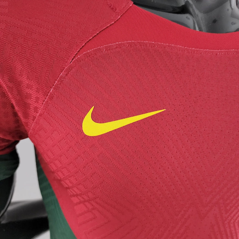 Camiseta Nike de jugador de la selección nacional de Portugal 22/23 (local, hombre) - Rojo y verde