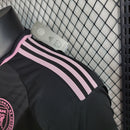 Camiseta de jugador Adidas Miami II 23/24 para hombre - Negra y rosa