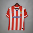 Camiseta retro Nike para hombre del Atlético de Madrid II 13/14 - Rojo y blanco