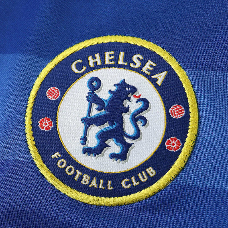Camiseta retro de manga larga de local del Chelsea 11/12 para hombre - Azul