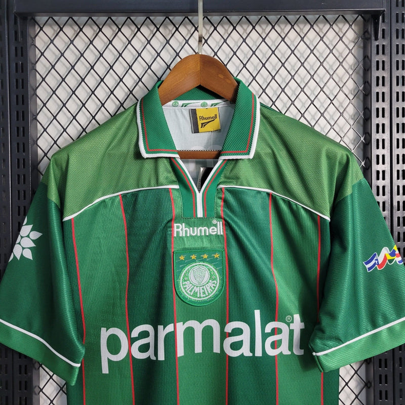 Camiseta Palmeiras Retro I 1999 Libertadores Fan Rhumell - Hombre - Verde