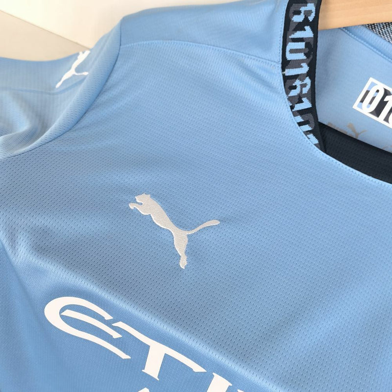 Camiseta de local del Manchester City - Camiseta de aficionado para hombre (local I 24/25) - Azul