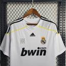 Camiseta retro de aficionado Adidas del Real Madrid I 09/10 para hombre - Blanca