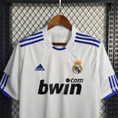 Camiseta retro de aficionado Adidas del Real Madrid I 10/11 para hombre - Blanca
