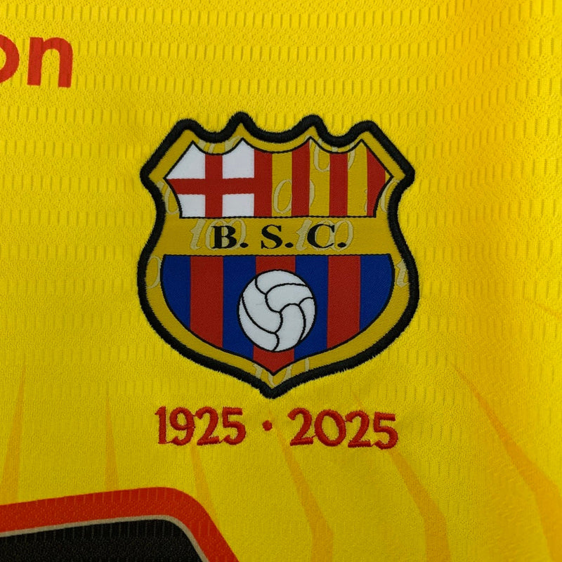 Camiseta Barcelona de guayaquil Primera Equipación 25/26 Hombre Aficionado Amarillo