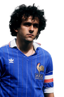 Camiseta Adidas de aficionado de Francia Retro I Home 1982 para hombre - Azul