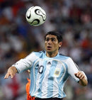 Camiseta Adidas de la Selección Argentina Retro I 2006 para hombre - Azul y blanco