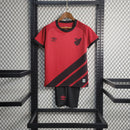 Camiseta y pantalón corto Athletico Paranaense 23/24 I para niños - Rojo