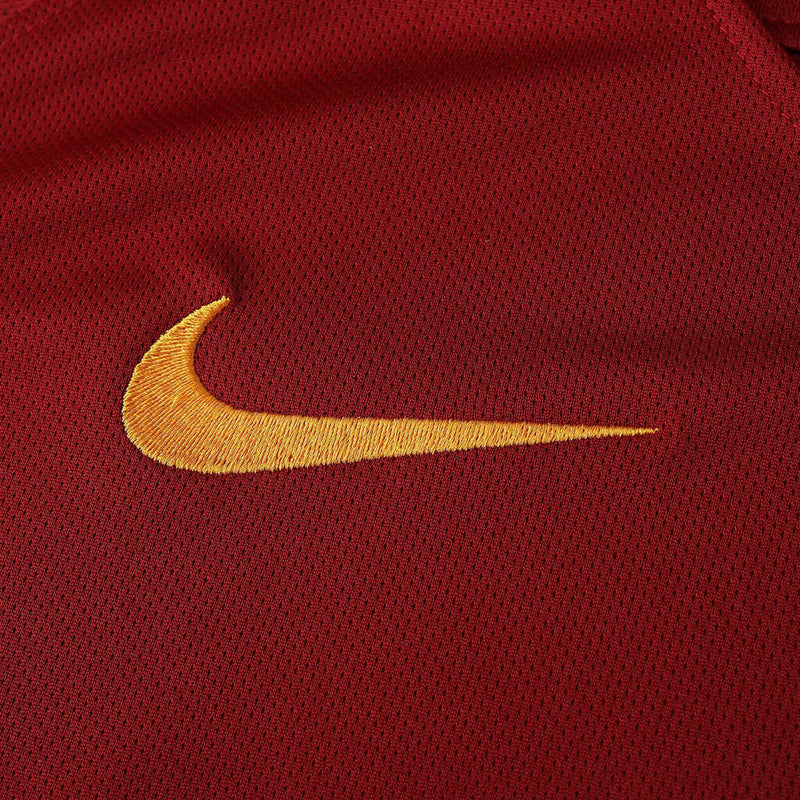 Camiseta retro de local de la Roma 17/18 para hombre - Marrón