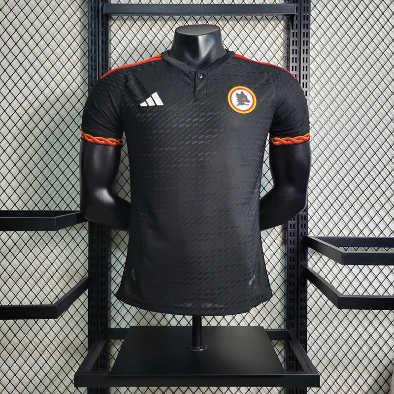 Camiseta Adidas Roma Third III 23/24 para hombre, color negro