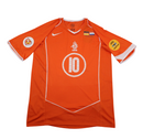 Camiseta retro de local de la selección nacional de Países Bajos 2004 para hombre - Naranja