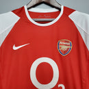Camiseta Nike retro del Arsenal I 03/04 para hombre - Roja