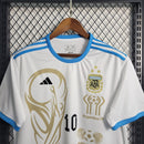 Camiseta de la Selección Argentina Edición Campeón Tres Estrellas - Adidas Fan 2022 para Hombre
