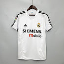 Camiseta retro Adidas del Real Madrid I para hombre 04/05 - Fan - Blanco