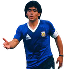Camiseta retro Adidas de la selección argentina de 1986 - Azul