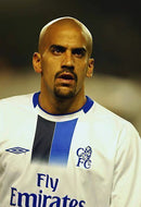 Camiseta retro de aficionado del Chelsea 03/05 para hombre - Blanca